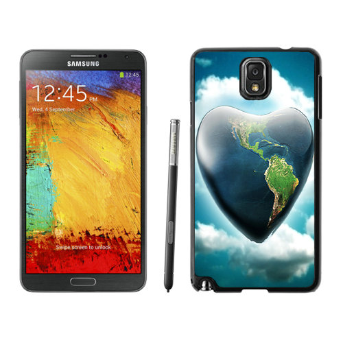 Valentine Love Earth Samsung Galaxy Note 3 Cases EEN | Women - Click Image to Close